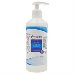 First Hand 75% Alcohol Gel Tea Tree Hand Sanitiser 500ml Pump Bottle