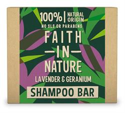 Faith in Nature Shampoo Bar Lavender & Geranium 85gm