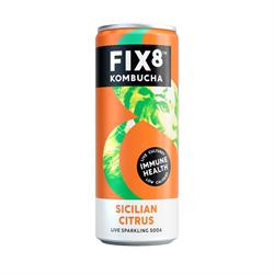 Fix8 Kombucha Fix8 Sicilian Citrus Kombucha w added Vitamin C and Live Cultures