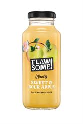 Flawsome! Sweet & Sour Apple cold-pressed juice glass 250ml