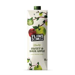 Flawsome! Sweet & Sour Apple Cold-Pressed Juice Carton 1l