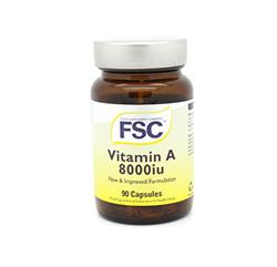 FSC Vitamin A 8000iu 90 Capsules