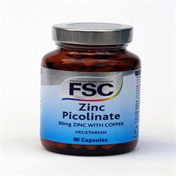 FSC Zinc Picolinate 30mg 30 Capsules