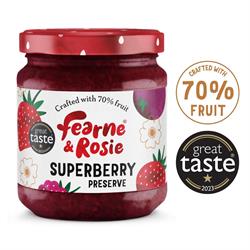 Fearne and Rosie Fearne & Rosie Superberry Jam 70% Fruit 310g
