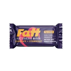 Fattbar Fatt Chocolate and Strawberry Keto Bites 35g