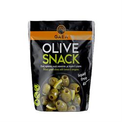Gaea GAEA Pitted Green Olives Oregano 65g
