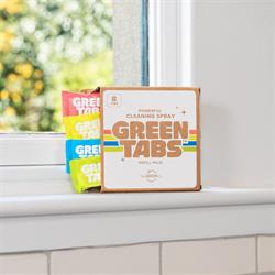 The Green Co Glass Spray GreenTabs Refills 8 tablets
