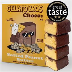 Gelato Bros Gelato Bros Salted Peanut Butter Chocos 4 x 60ml