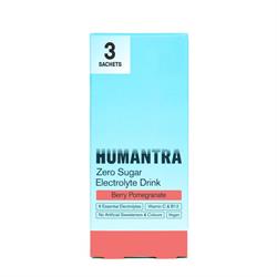 Humantra Humantra Berry Pomegranate Electrolyte 1 Box of 3 Sachets - 11g