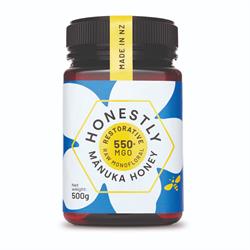 Honestly Manuka Honestly Manuka Premium Raw Manuka Honey 550+ MGO 500g
