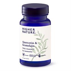 Higher Nature Higher Nature Quercetin & Bromelain 60 Capsules
