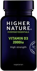 Higher Nature High Strength Vitamin D3 Vegetarian Capsules