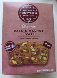 Honeyrose Bakery Honeyrose Organic Gluten Free Vegan Date & Walnut Toast 110g
