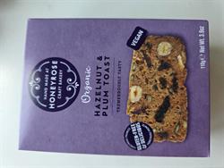 Honeyrose Bakery Honeyrose Organic Gluten Free Vegan Hazelnut & Plum Toast 110g