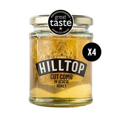 Hilltop Honey Cut Comb In Acacia Honey 340g