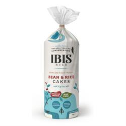 Ibis Rice Organic Bean & Rice Cakes with Kep Sea Salt 130g