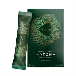 INOUMI Japanese matcha with peppermint. 10 compostable sachets.