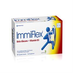 Immitec ImmiFlex 250 mg + 20 mcg Vitamin D3 90 Capsules