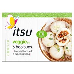 Itsu Chilled Frozen Itsu Veggie 6 Bao Buns 270g