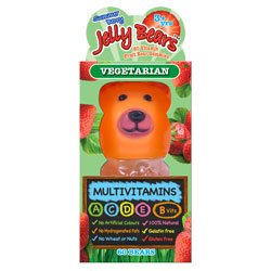 Jelly Bears Jelly Bears Vitamin Fruit Bear Gummies Summer Berry Multivitami