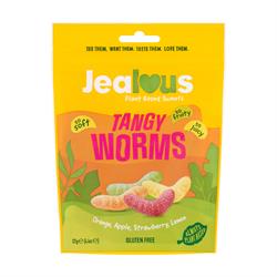 Jealous Sweets Tangy Worms Plant Based Sweets 125g