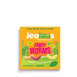 Jealous Sweets Tangy Worms Plant Based Sweets 24g