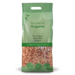 Just Natural Organic Organic Tri Colour Rice Mix 500g
