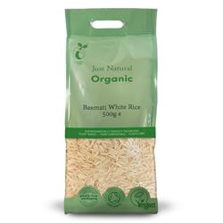Just Natural Organic Organic Basmati White Rice 500g