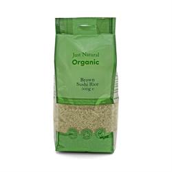 Just Natural Organic Organic Brown Sushi Rice 500g