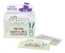 Jack N Jill Natural Baby Gum & Tooth Wipes 25 sachets