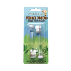 Jack N Jill Tickle Tooth Sonic Replacement Heads - 2 Pack