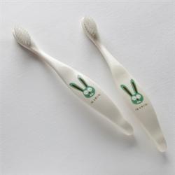 Jack N Jill Bio Toothbrush (TM) Compostable & Biodegradable Handle Bunny