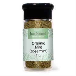 Just Natural Herbs Organic Mint (Spearmint) (Glass Jar) 20g