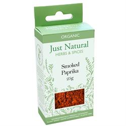 Just Natural Herbs Organic Smoked Paprika (Box) 25g