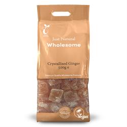 Just Natural Wholesome Crystallised Ginger 500g