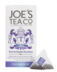 Joes Tea Company Ever-So-English Breakfast - 15 biodegradable pyramid bags