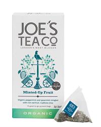 Joes Tea Company Minted-Up Fruit - 15 biodegradable pyramid bags