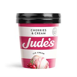 Judes Ice Cream Cherries & Cream Ice Cream 460ml