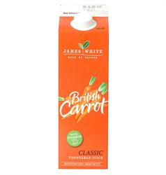 James White British Carrot Juice with added Vitamin D 1L Tetra