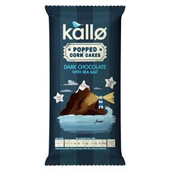 Kallo Kallo Dark Choc & Sea Salt Popped Corn Cakes 110g