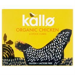 Kallo Kallo Organic Chicken Stock Cubes 66g