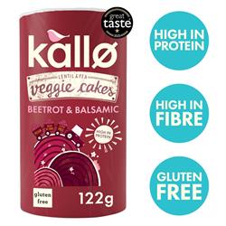 Kallo Kallo Beetroot Veggie Cakes 122g