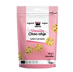 Kookie Cat Vanilla Choc Chip Mini Cookies 100g