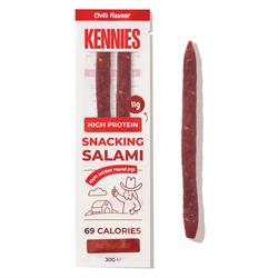 Kennies FREE Kennies Chilli High Protein Salami Snack Gluten Free 30g