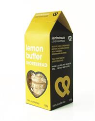 Kent and Fraser Gluten-Free Buttery Lemon Shortbread Great Taste Award Gold 125g