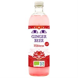 Karma Kombucha Non Alcoholic Fermented  Ginger Beer with Hibiscus 750ml