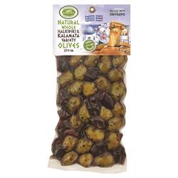 Korvel Korvel Greek Mix Kalamata/Green Olives with Oregano 250g