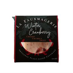 La Fauxmagerie La Fauxmagerie Winter Cranberry - Vegan Wensleydale-style with Cranberries 100g