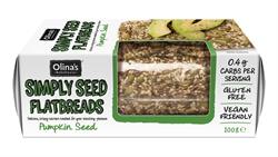 Olinas Bakehouse Olina's Gluten Free Pumpkin Seed Flatbreads 100g