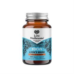 Love Mushrooms Love Mushrooms Lions Mane + Multivit 2000mg 30 Capsules